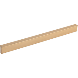 Elements Brewer 8-13/16" (224 mm) Center to Center Satin Bronze Cabinet Pull, 10" Length x 1/2" Width x 13/16" Projection