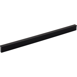 Elements Brewer 10-1/16" (256 mm) Center to Center Matte Black Cabinet Pull, 12" Length x 1/2" Width x 13/16" Projection