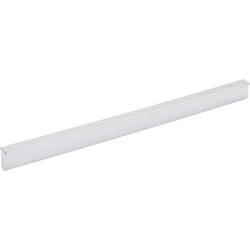 Elements Brewer 10-1/16" (256 mm) Center to Center Polished Chrome Cabinet Pull, 12" Length x 1/2" Width x 13/16" Projection