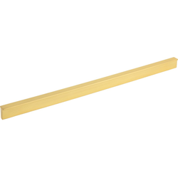 Elements Brewer 12" (305 mm) Center to Center Brushed Gold Cabinet Pull, 15" Length x 1/2" Width x 13/16" Projection