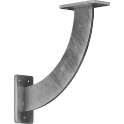 Bradford 2"W x 9"D x 9"H Countertop Bracket, Cold Rolled Steel Unfinished