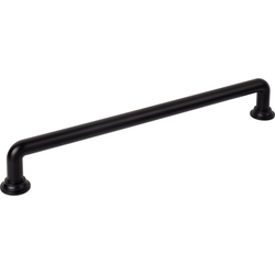 Jeffrey Alexander Davis 18" (457 mm) Center to Center Matte Black Appliance Pull, 19-1/8" Length x 5/8" Width x 1-7/8" Projection