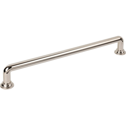 Jeffrey Alexander Davis 18" (457 mm) Center to Center Polished Nickel Appliance Pull, 19-1/8" Length x 5/8" Width x 1-7/8" Projection