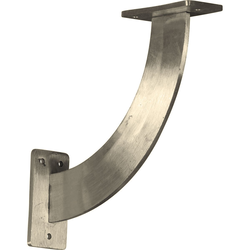 Bradford 2"W x 9"D x 9"H Countertop Bracket, Stainless Steel Stainless Steel