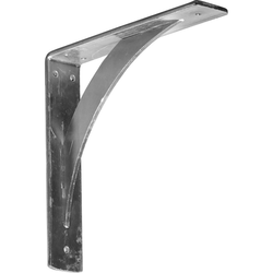 Legacy 2"W x 10"D x 10"H Countertop Bracket, Cold Rolled Steel Unfinished