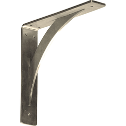 Legacy 2"W x 10"D x 10"H Countertop Bracket, Stainless Steel Stainless Steel