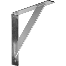 Traditional 2"W x 12"D x 12"H Countertop Bracket, Cold Rolled Steel Unfinished