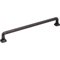 Jeffrey Alexander Griffin 8-13/16" (224 mm) Center to Center Brushed Oil Rubbed Bronze Cabinet Pull, 9-9/16" Length x 3/8" Width x 1-1/4" Projection