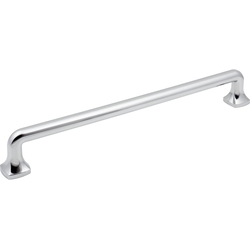 Jeffrey Alexander Griffin 12" (305 mm) Center to Center Polished Chrome Appliance Pull, 13-1/8" Length x 5/8" Width x 1-7/8" Projection