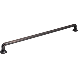 Jeffrey Alexander Griffin 18" (457 mm) Center to Center Brushed Oil Rubbed Bronze Appliance Pull, 19-1/8" Length x 5/8" Width x 1-7/8" Projection