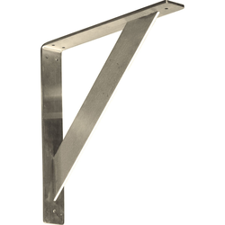 Traditional 2"W x 14"D x 14"H Countertop Bracket, Stainless Steel Stainless Steel