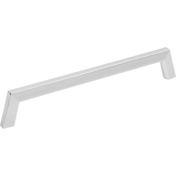 Jeffrey Alexander Ivan 7-9/16" (192 mm) Center to Center Polished Chrome Cabinet Pull, 8-3/16" Length x 3/8" Width x 1-3/8" Projection