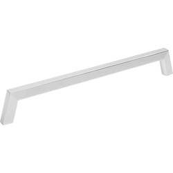Jeffrey Alexander Ivan 12" (305 mm) Center to Center Polished Chrome Appliance Pull, 12-3/4" Length x 5/8" Width x 1-15/16" Projection