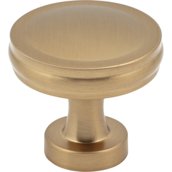 Jeffrey Alexander Jules Satin Bronze Round Cabinet Knob, 1-3/8" Diameter x 1-1/4" Projection