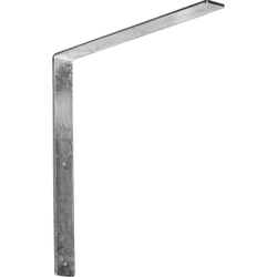 Hamilton 2"W x 18"D x 18"H Countertop Bracket, Cold Rolled Steel Unfinished