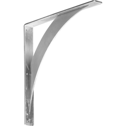Legacy 2"W x 18"D x 18"H Countertop Bracket, Cold Rolled Steel Unfinished