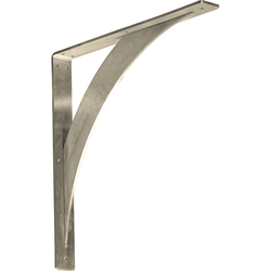 Legacy 2"W x 18"D x 18"H Countertop Bracket, Stainless Steel Stainless Steel