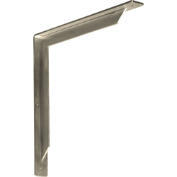 Stockport 2"W x 18"D x 18"H Countertop Bracket, Stainless Steel Stainless Steel