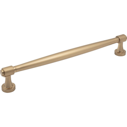 Jeffrey Alexander Jules 12" (305 mm) Center to Center Satin Bronze Appliance Pull, 13-1/8" Length x 3/4" Width x 2" Projection