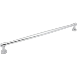 Jeffrey Alexander Jules 18" (457 mm) Center to Center Polished Chrome Appliance Pull, 19-1/8" Length x 3/4" Width x 2" Projection