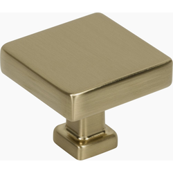 Jeffrey Alexander Nash Satin Bronze Square Cabinet Knob, 1-3/8" Width x 1-1/8" Projection