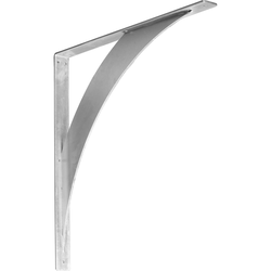 Legacy 2"W x 24"D x 24"H Countertop Bracket, Cold Rolled Steel Unfinished