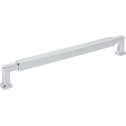 Jeffrey Alexander Nash 12" (305 mm) Center to Center Polished Chrome Appliance Pull, 12-13/16" Length x 3/4" Width x 2" Projection