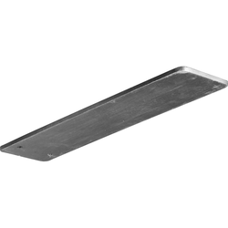 Logan 3"W x 12"D x 0.25"H Countertop Bracket, Cold Rolled Steel Unfinished