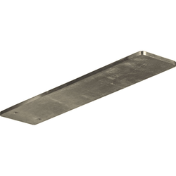Logan 3"W x 12"D x 0.25"H Countertop Bracket, Stainless Steel Stainless Steel
