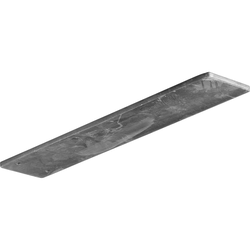 Logan 3"W x 14"D x 0.25"H Countertop Bracket, Cold Rolled Steel Unfinished