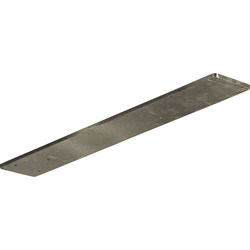 Logan 3"W x 18"D x 0.25"H Countertop Bracket, Stainless Steel Stainless Steel