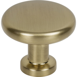 Jeffrey Alexander Weser Satin Bronze Round Cabinet Knob, 1-3/8" Diameter x 1-3/16" Projection