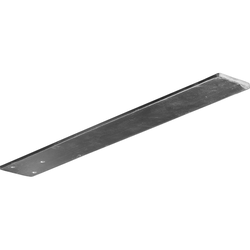 Logan 3"W x 20"D x 0.25"H Countertop Bracket, Cold Rolled Steel Unfinished