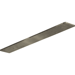 Logan 3"W x 20"D x 0.25"H Countertop Bracket, Stainless Steel Stainless Steel