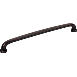 Jeffrey Alexander Weser 8-13/16" (224 mm) Center to Center Brushed Oil Rubbed Bronze Cabinet Pull, 9-1/2" Length x 9/16" Width x 1-1/8" Projection