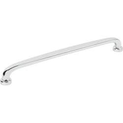 Jeffrey Alexander Weser 8-13/16" (224 mm) Center to Center Polished Chrome Cabinet Pull, 9-1/2" Length x 9/16" Width x 1-1/8" Projection