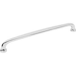 Jeffrey Alexander Weser 12" (305 mm) Center to Center Polished Chrome Appliance Pull, 12-7/8" Length x 3/4" Width x 1-5/8" Projection