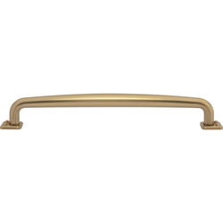 Atlas Homewares Benning 12" Center to Center Warm Brass Appliance Pull, 13-1/2" Length x 7/8" Width x 2-1/8" Projection