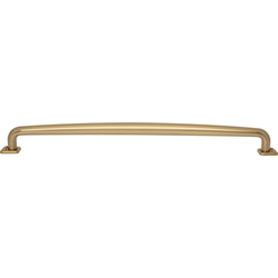 Atlas Homewares Benning 18" Center to Center Warm Brass Appliance Pull, 19-1/2" Length x 7/8" Width x 2-1/8" Projection