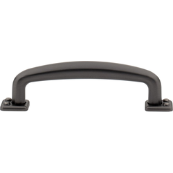 Atlas Homewares Benning 3-3/4" Center to Center Slate Cabinet Pull, 4-3/4" Length x 1/2" Width x 1-5/16" Projection