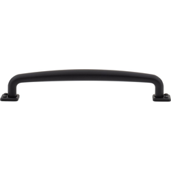 Atlas Homewares Benning 6-5/16" Center to Center Matte Black Cabinet Pull, 7-1/4" Length x 1/2" Width x 1-5/16" Projection