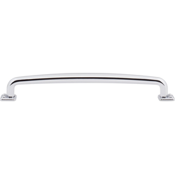 Atlas Homewares Benning 7-9/16" Center to Center Polished Chrome Cabinet Pull, 8-1/2" Length x 1/2" Width x 1-5/16" Projection
