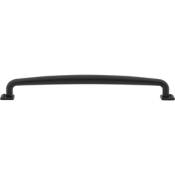 Atlas Homewares Benning 8-13/16" Center to Center Matte Black Cabinet Pull, 9-3/4" Length x 1/2" Width x 1-5/16" Projection