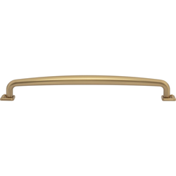 Atlas Homewares Benning 8-13/16" Center to Center Warm Brass Cabinet Pull, 9-3/4" Length x 1/2" Width x 1-5/16" Projection