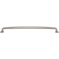 Atlas Homewares Benning 12" Center to Center Brushed Nickel Cabinet Pull, 13" Length x 1/2" Width x 1-5/16" Projection