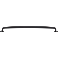 Atlas Homewares Benning 12" Center to Center Matte Black Cabinet Pull, 13" Length x 1/2" Width x 1-5/16" Projection