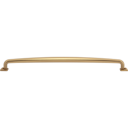 Atlas Homewares Benning 12" Center to Center Warm Brass Cabinet Pull, 13" Length x 1/2" Width x 1-5/16" Projection