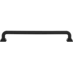 Atlas Homewares Kimberton 12" Center to Center Matte Black Appliance Pull, 13" Length x 5/8" Width x 1-7/8" Projection