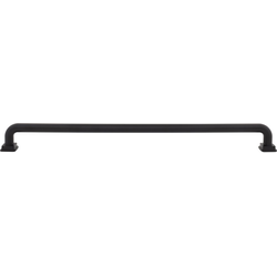 Atlas Homewares Kimberton 18" Center to Center Matte Black Appliance Pull, 19" Length x 5/8" Width x 1-7/8" Projection