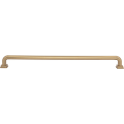 Atlas Homewares Kimberton 18" Center to Center Warm Brass Appliance Pull, 19" Length x 5/8" Width x 1-7/8" Projection